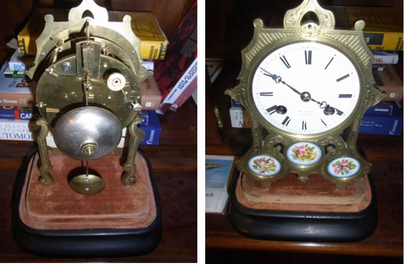 French clock made by H RY A Paris