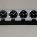 Analogue 4 zone clocks